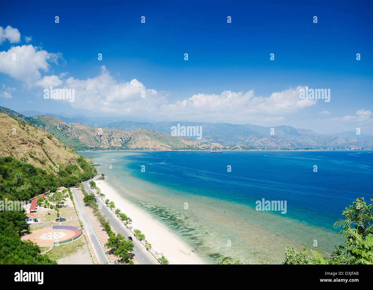 Cristo Rei Strand in der Nähe von Dili in Osttimor Stockfoto