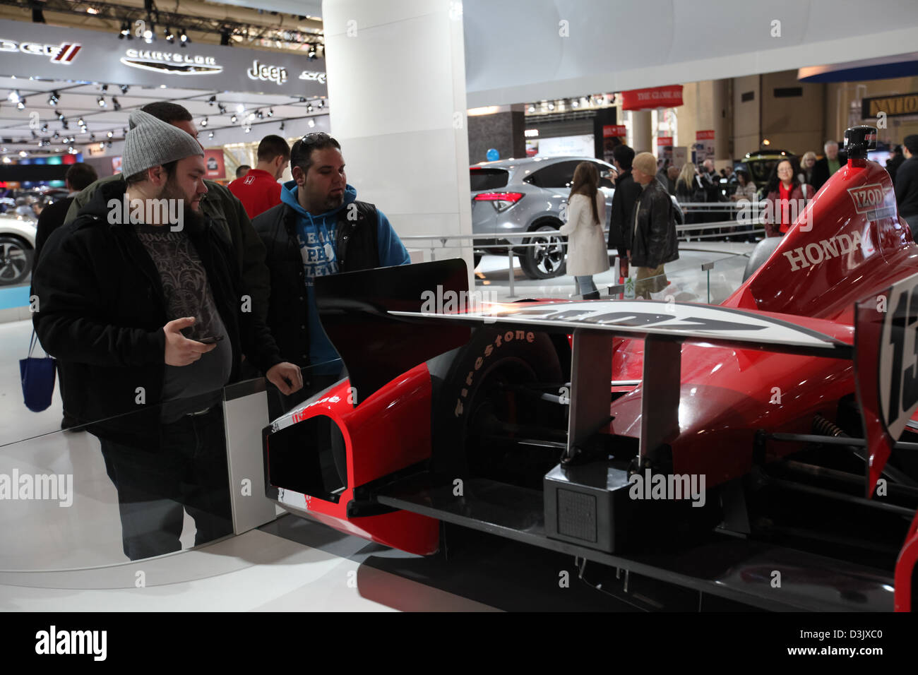 Auto Show Verbraucher Stockfoto