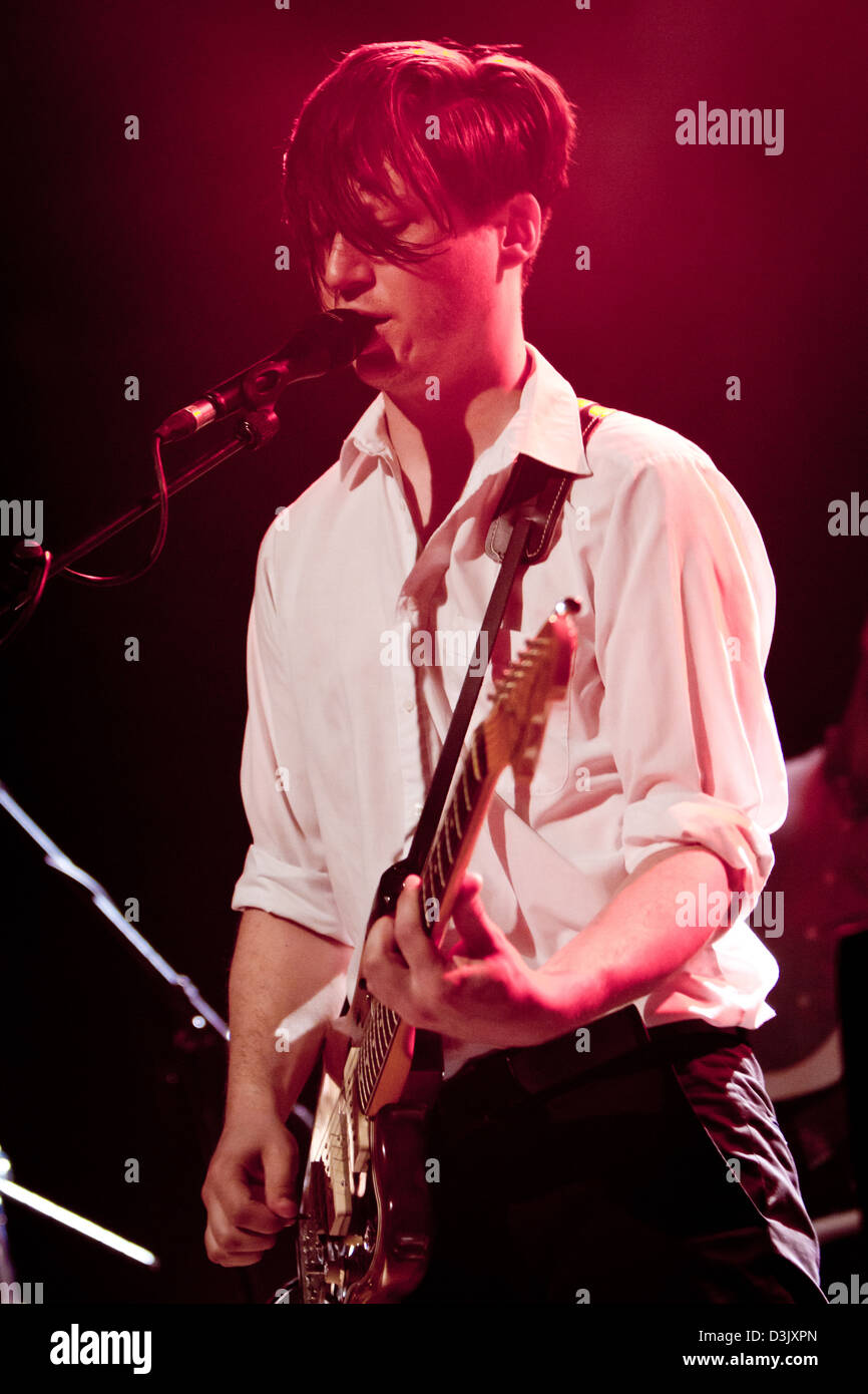 8. September 2012 - führt die deutsche Indie-Rock-Band Get Well Soon am Teatro dell ' Arte, Mailand, Italien Stockfoto