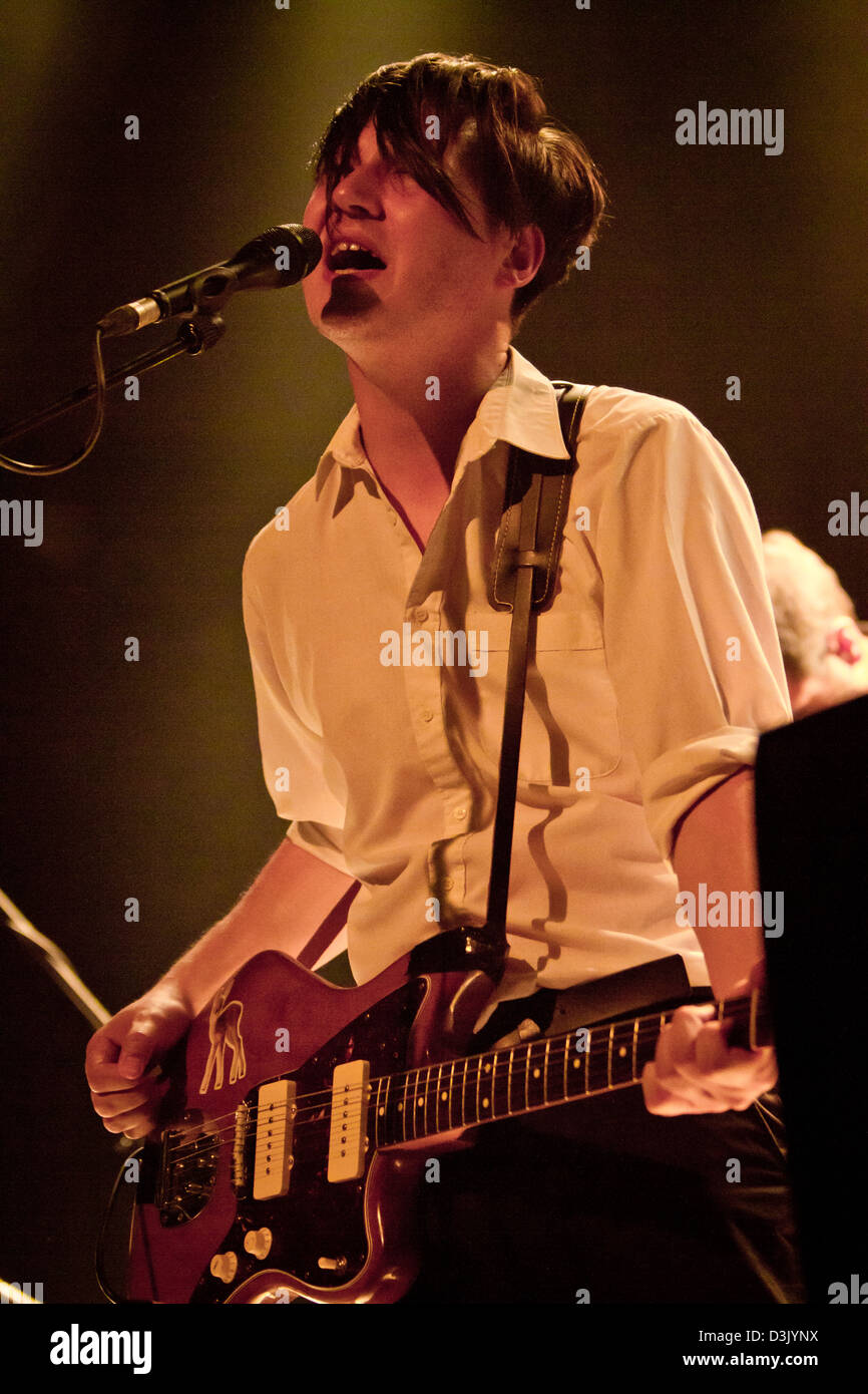 8. September 2012 - führt die deutsche Indie-Rock-Band Get Well Soon am Teatro dell ' Arte, Mailand, Italien Stockfoto