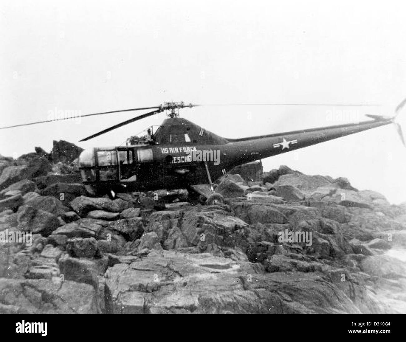 Sikorsky: R-5 (H - 5 G) Stockfoto