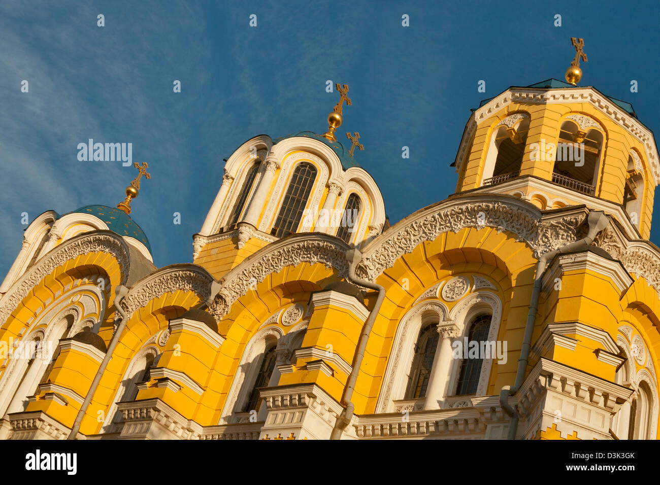 St. Volodymyr Cathedral gehört zu den wichtigsten Sehenswürdigkeiten von Kiew und die Mutter Kathedrale der ukrainischen orthodoxen Kirche erbaut im Jahre 1882 Stockfoto