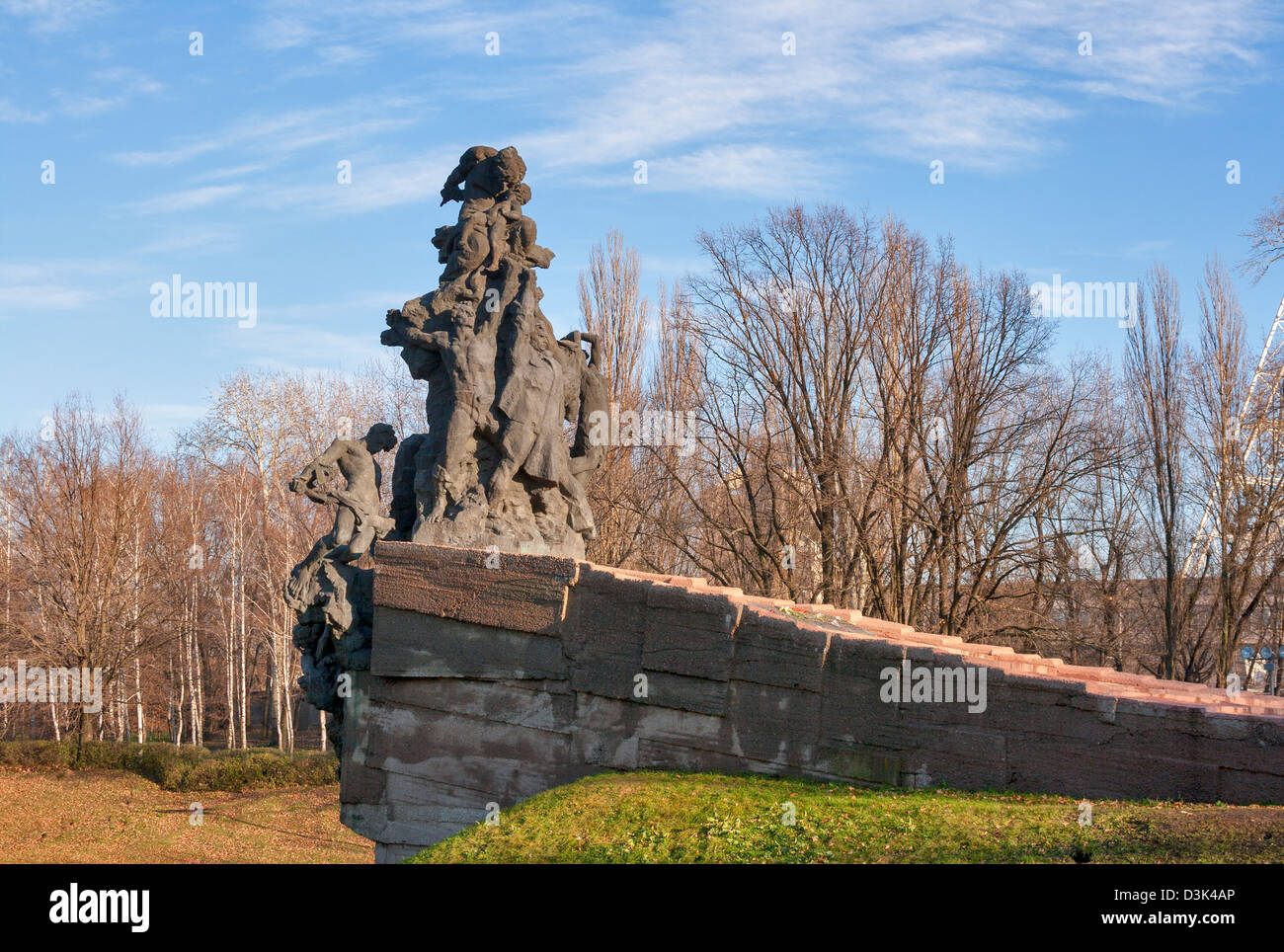 Denkmal für die ermordeten, die in Babi Jar bei Kiew, Blutbäder eine  Website der Serie von den Nazis während des zweiten Weltkriegs  Stockfotografie - Alamy