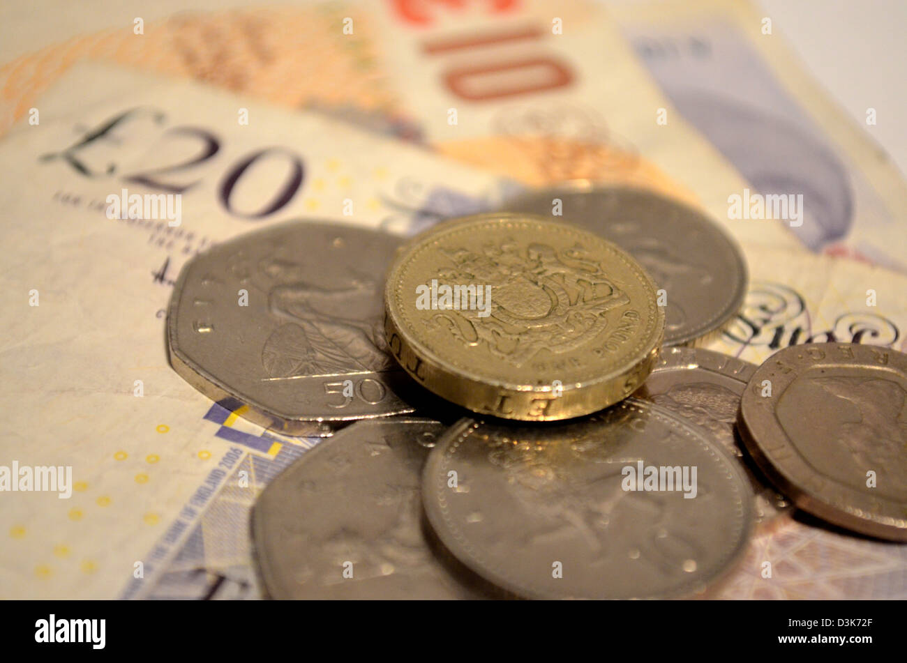 Geld Stockfoto