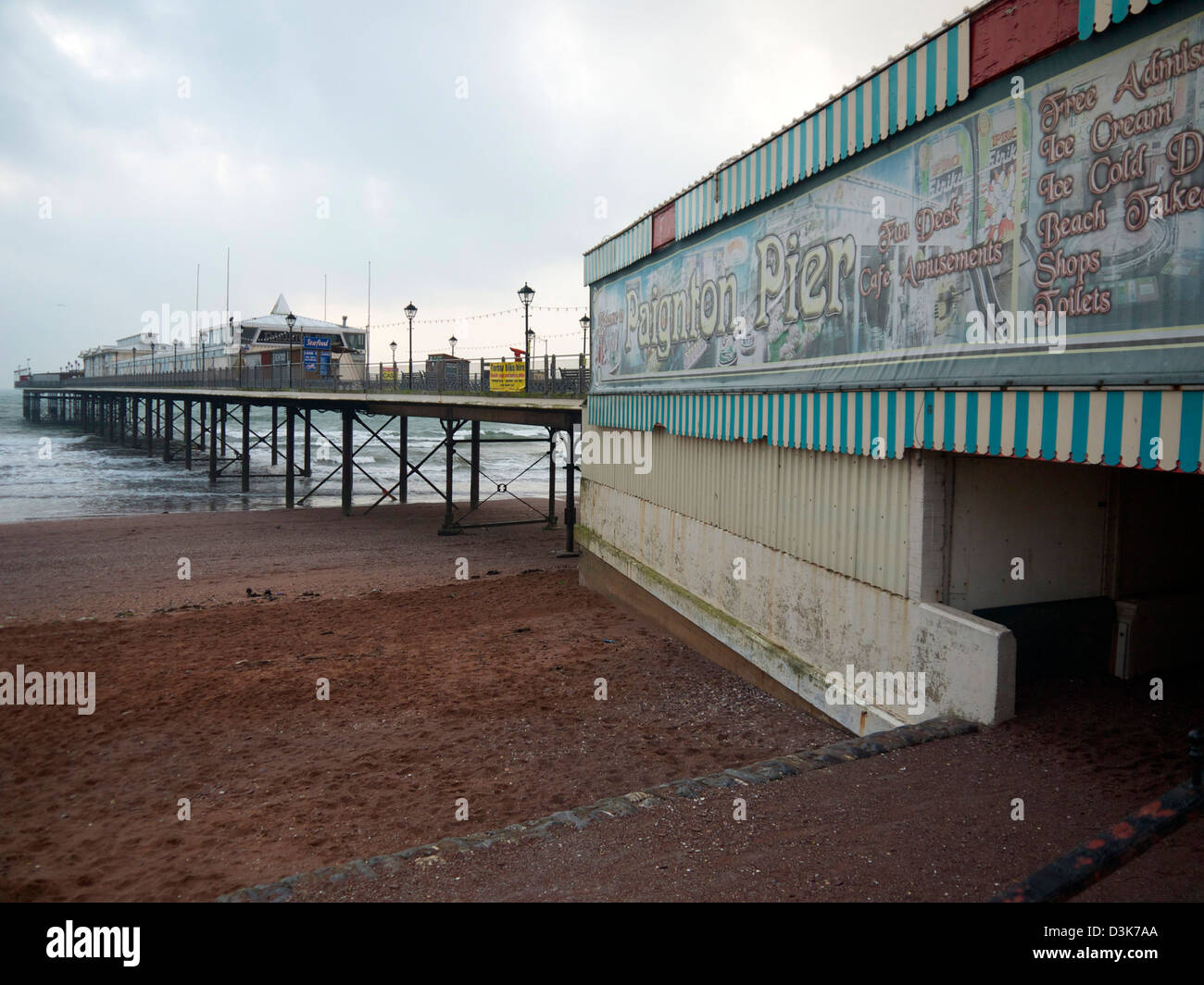 Paignton pier Stockfoto