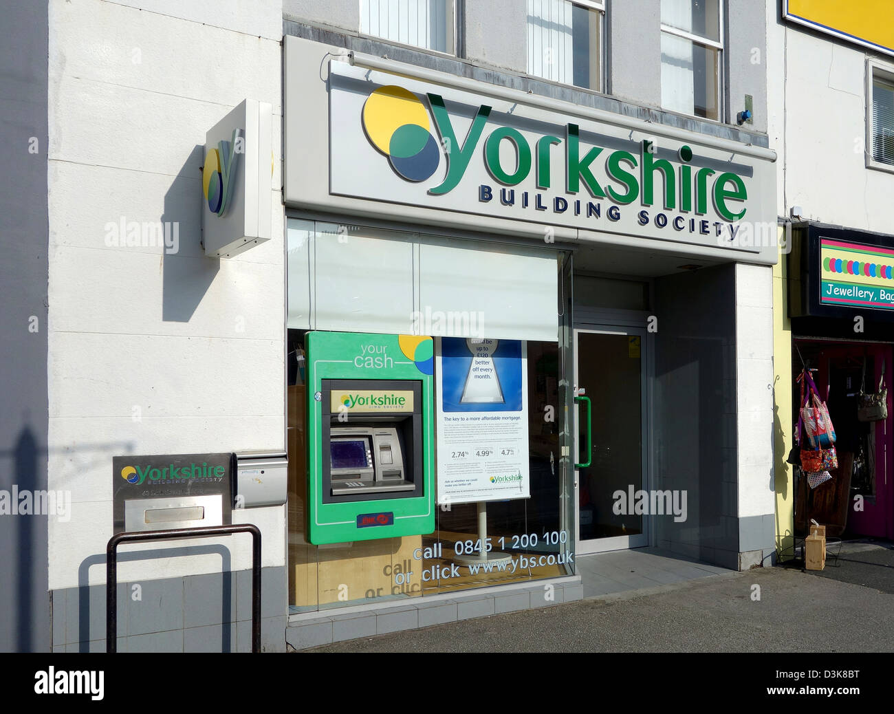 ein Zweig der Yorkshire Building Society Stockfoto