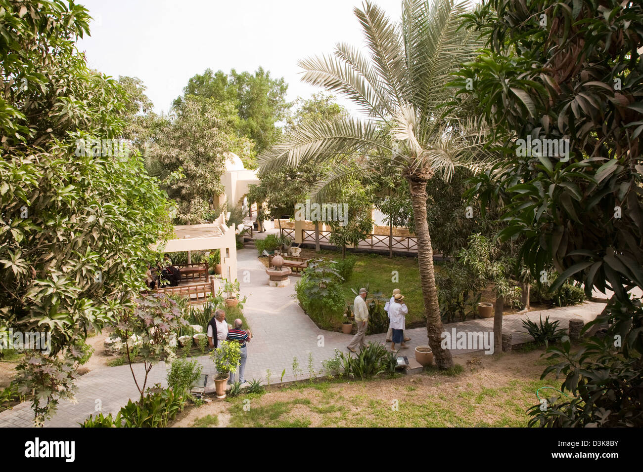 Hof, Al-Jasara Handwerkszentrum, Manama, Bahrain Stockfoto