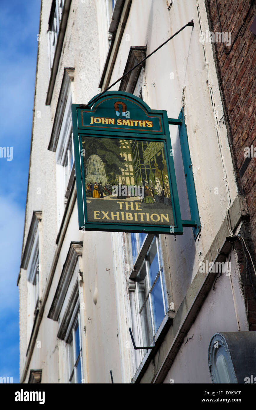 Die Ausstellung Pub in York, Yorkshire, Großbritannien Stockfoto