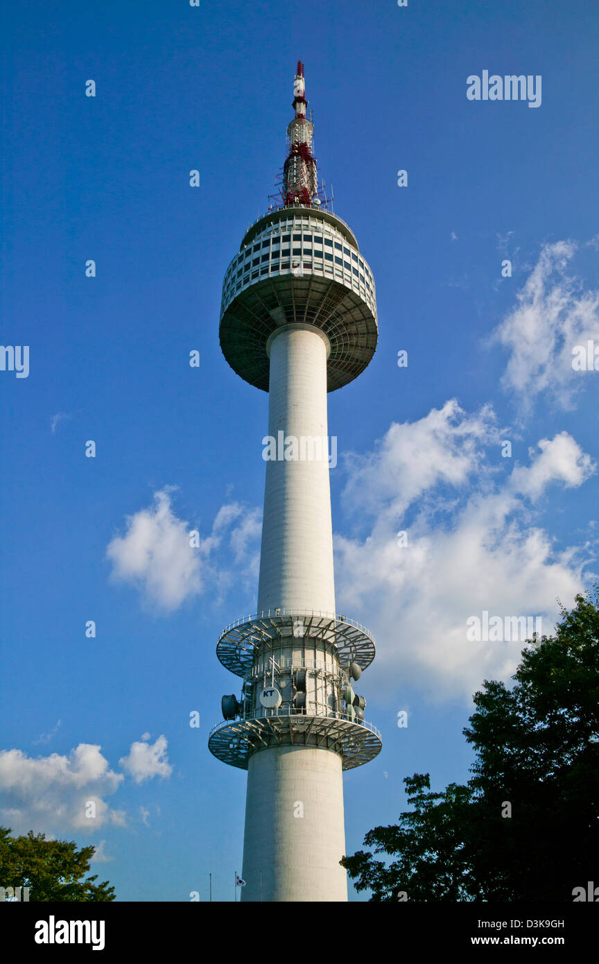 Republik Korea, Seoul, Seoul Tower auf Mt. Namsan Stockfoto