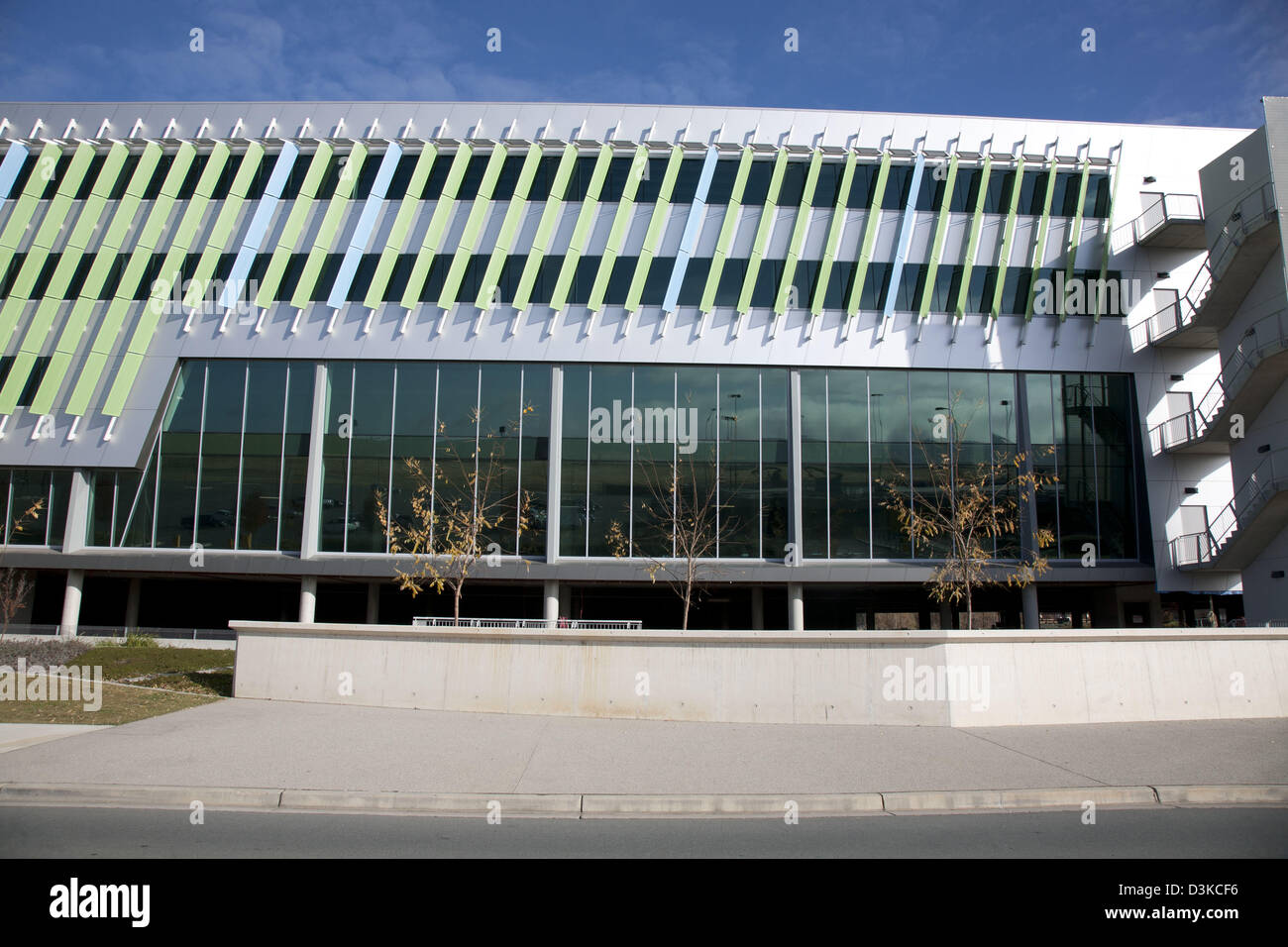 Moderne Bürogebäude am Brindabella Business Park Canberra, Australian Capital Territory Australien. Stockfoto