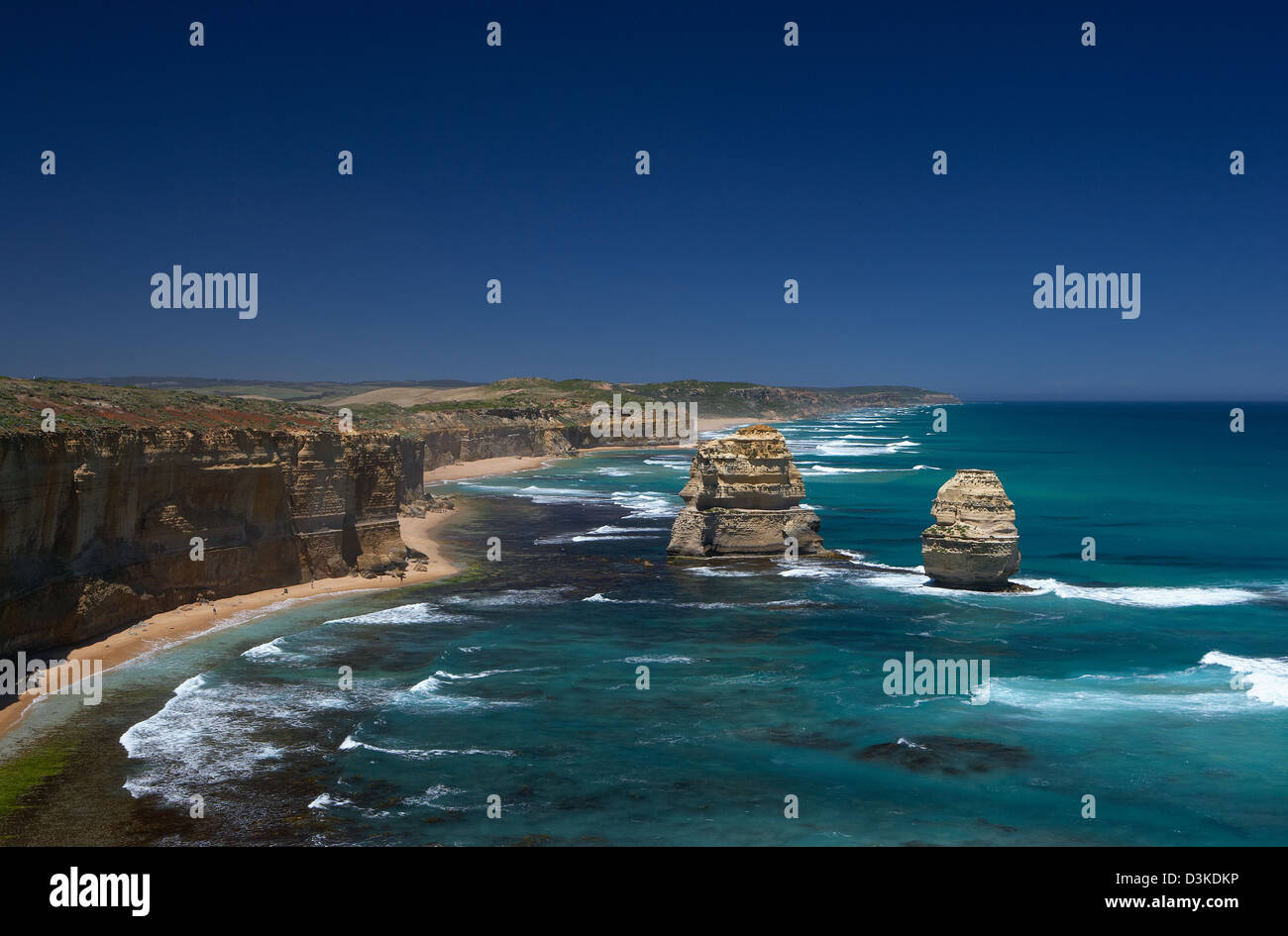 Princetown, Australien, Gog und Magog, die zwei Felsen Stockfoto