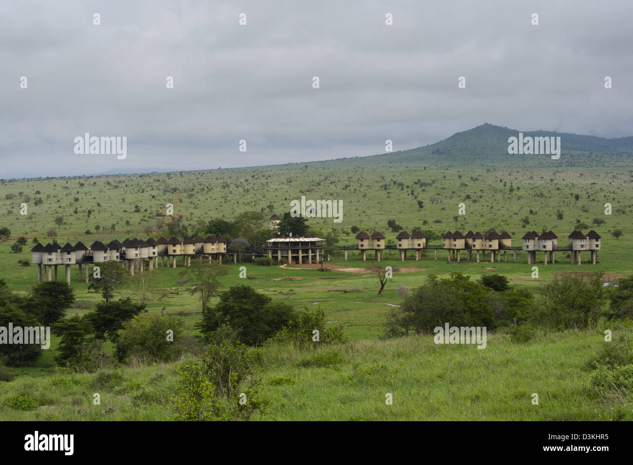 Sarova Salt Lick Lodge Taita Hills Wildlife Sanctuary, Kenia Stockfoto