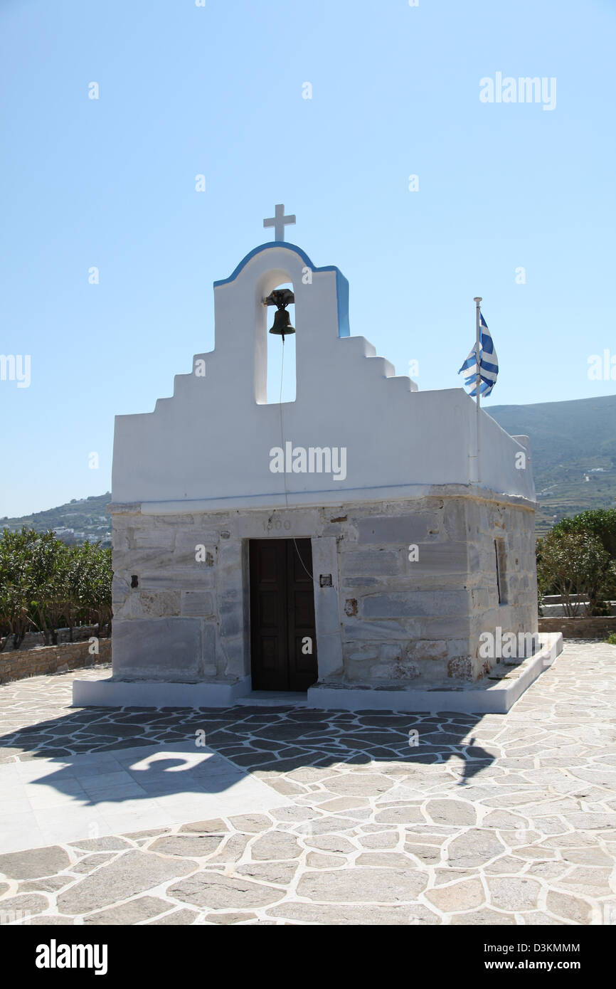 Kirche auf der Insel Paros in Cylcades (Griechenland) Stockfoto