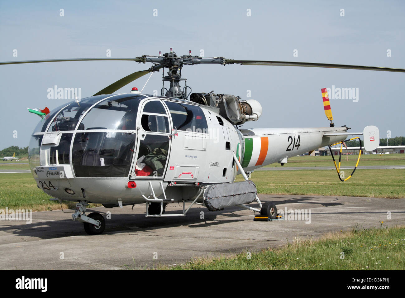 Rish Air Corps Alouette III Helikopter Stockfoto