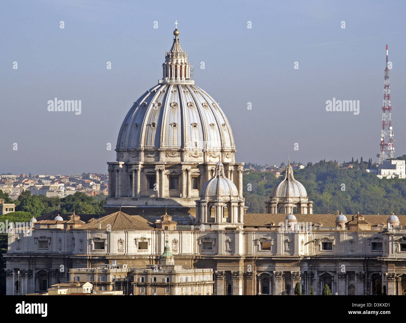 (Dpa) - das Bild zeigt Dom St. Peter in Rom, Italien, 15. September 2005. Poto: Lars Halbauer Stockfoto