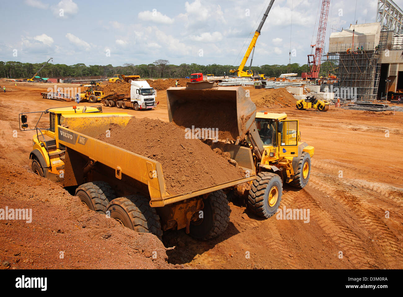 Operationen bei ersten Quantum Mineralien Sentinel project Stockfoto