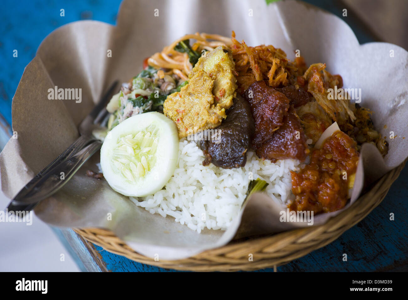 Babi Guling in Ubud, Bali Stockfoto