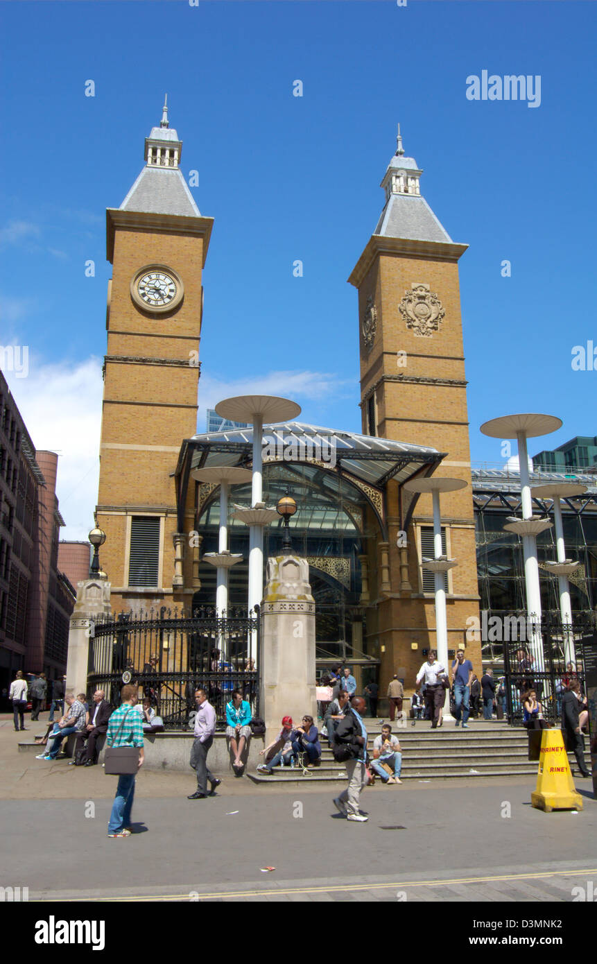 Bahnhof Liverpool Street in der City of London, England Stockfoto