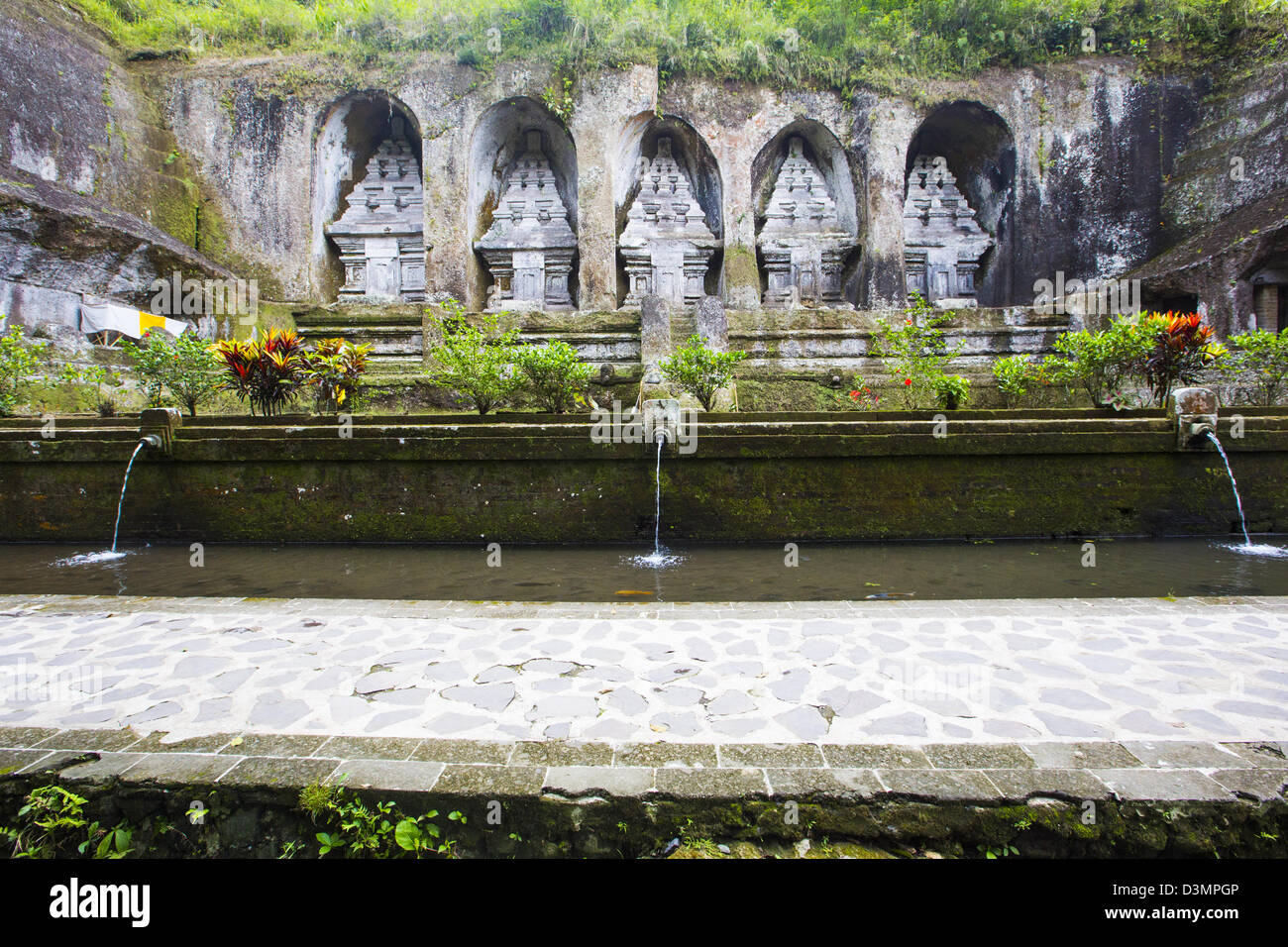 Gunung Kawi Tempel, Tampaksiring Nord östlich von Ubud, Bali, Indonesien Stockfoto