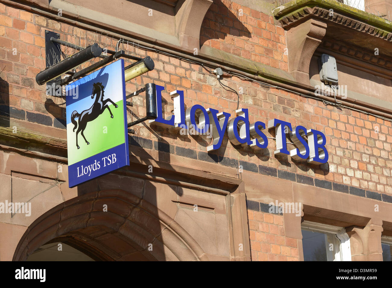 Lloyds TSB Bank Zeichen Stockfoto