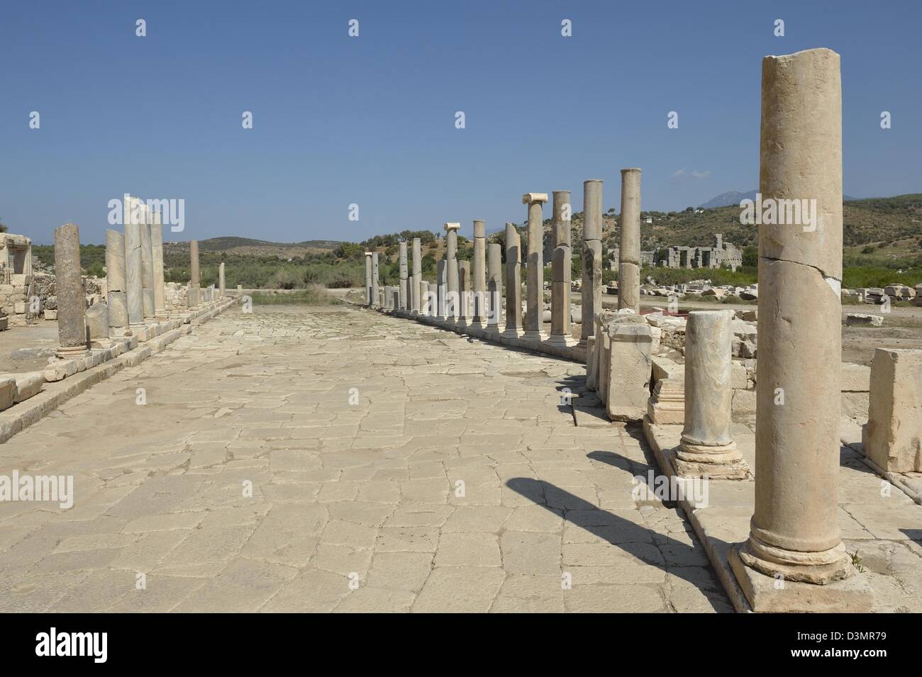 Klassischen Ruinen Patara Türkei. Lydische, griechischen, römischen Besetzung Stockfoto
