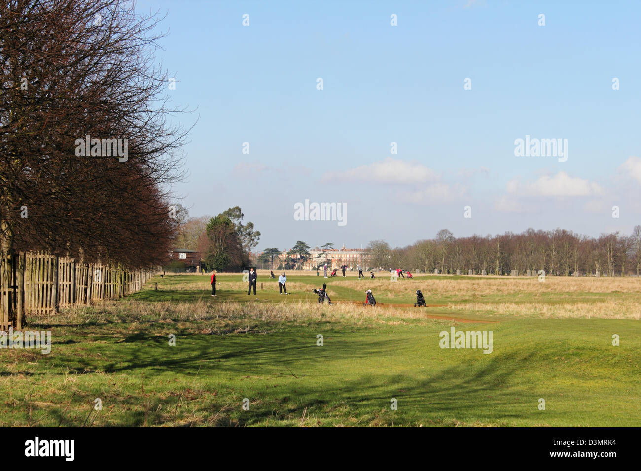 Hampton Court Park Golf Course (Home Park), England UK. Stockfoto