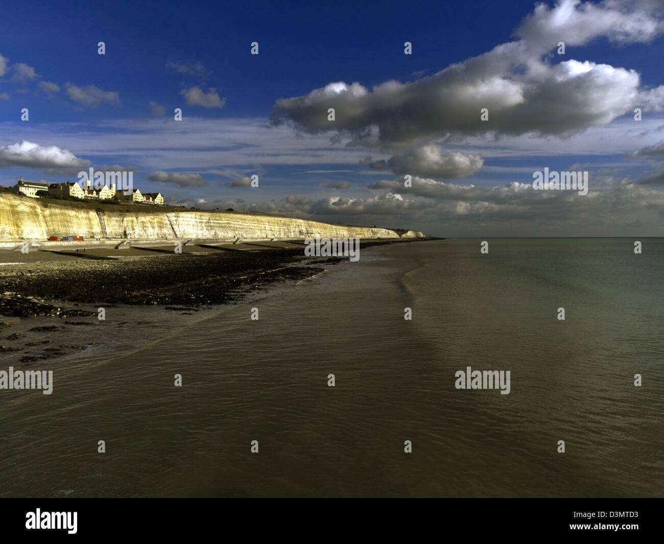 Roedean School an der Steilküste östlich von Brighton Marina, Sussex, UK Stockfoto