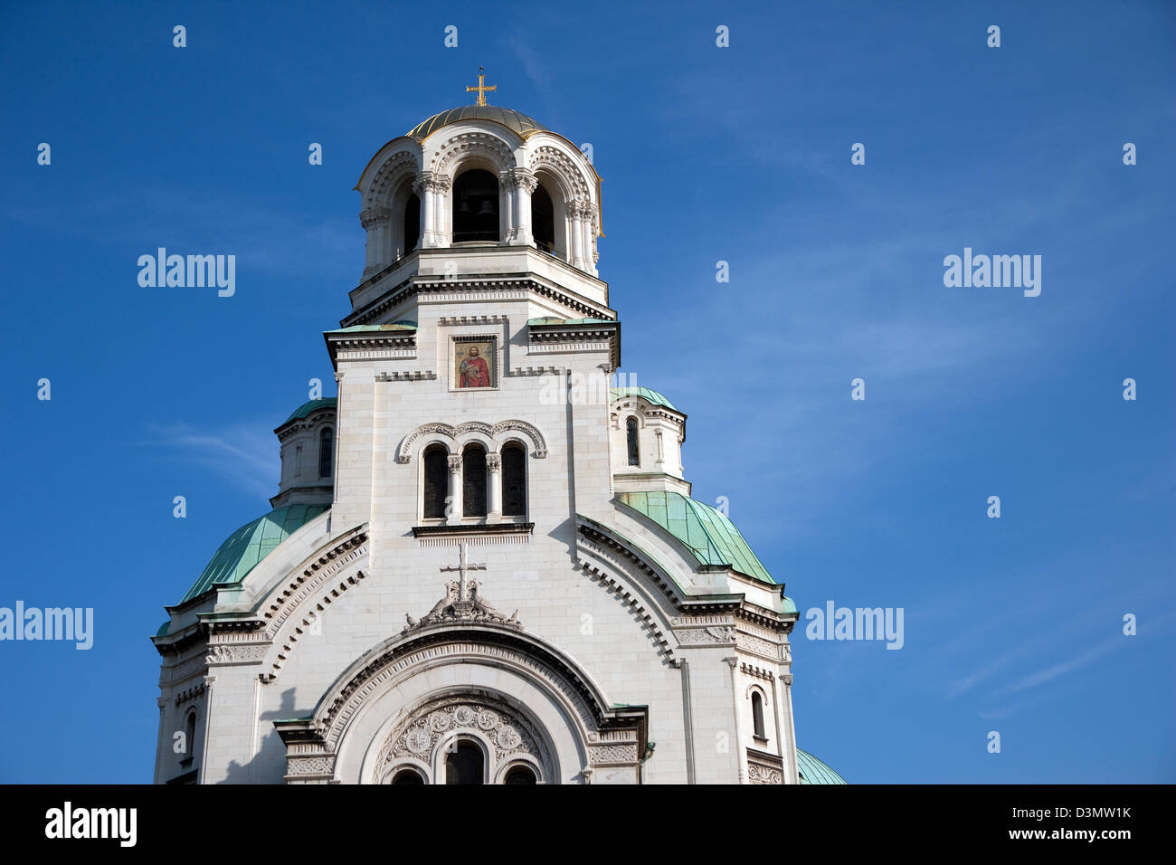 Sofia, Bulgarien, die Alexander-Newski-Kathedrale Stockfoto