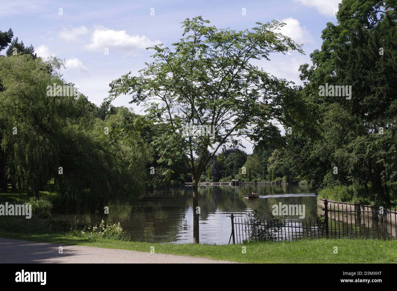 See an der Nottingham University Stockfoto