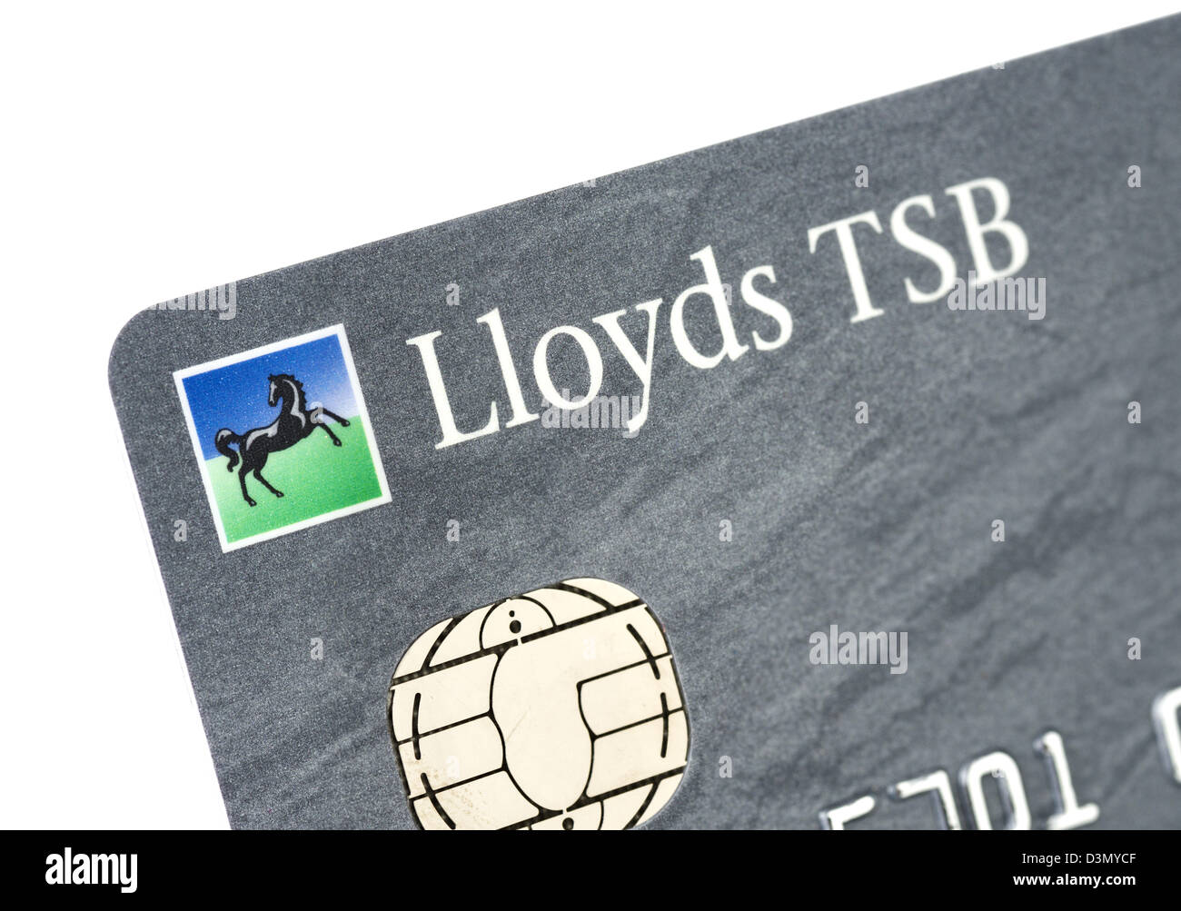 Lloyds TSB Bank Credit Card ausgestellt im Vereinigten Königreich Stockfoto