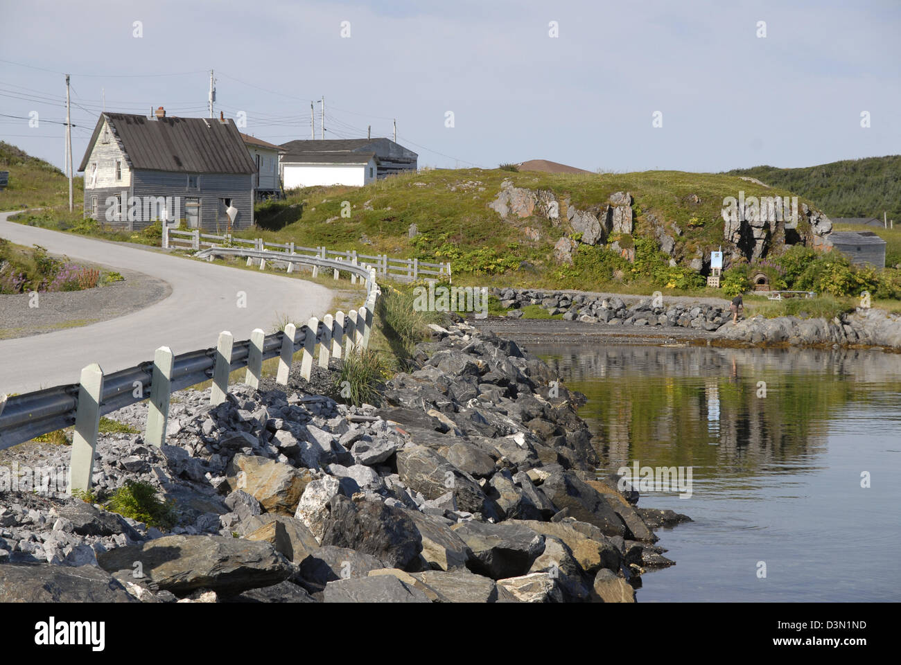 Waterfront, nördliche Halbinsel, Neufundland Stockfoto