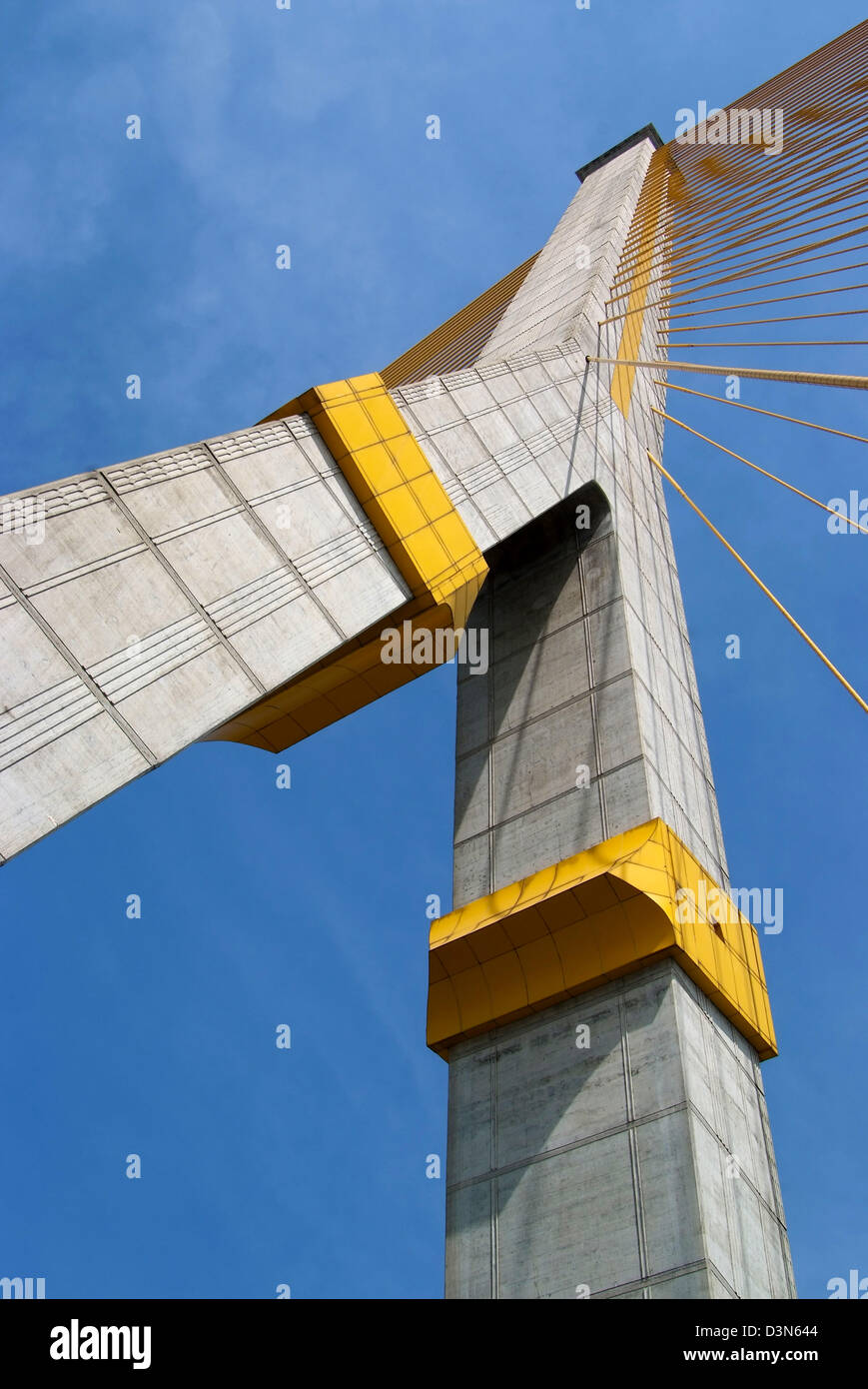 Mega-Schlinge Bridge, Rama 8, den Choa Phraya River in Bangkok Thailand Stockfoto