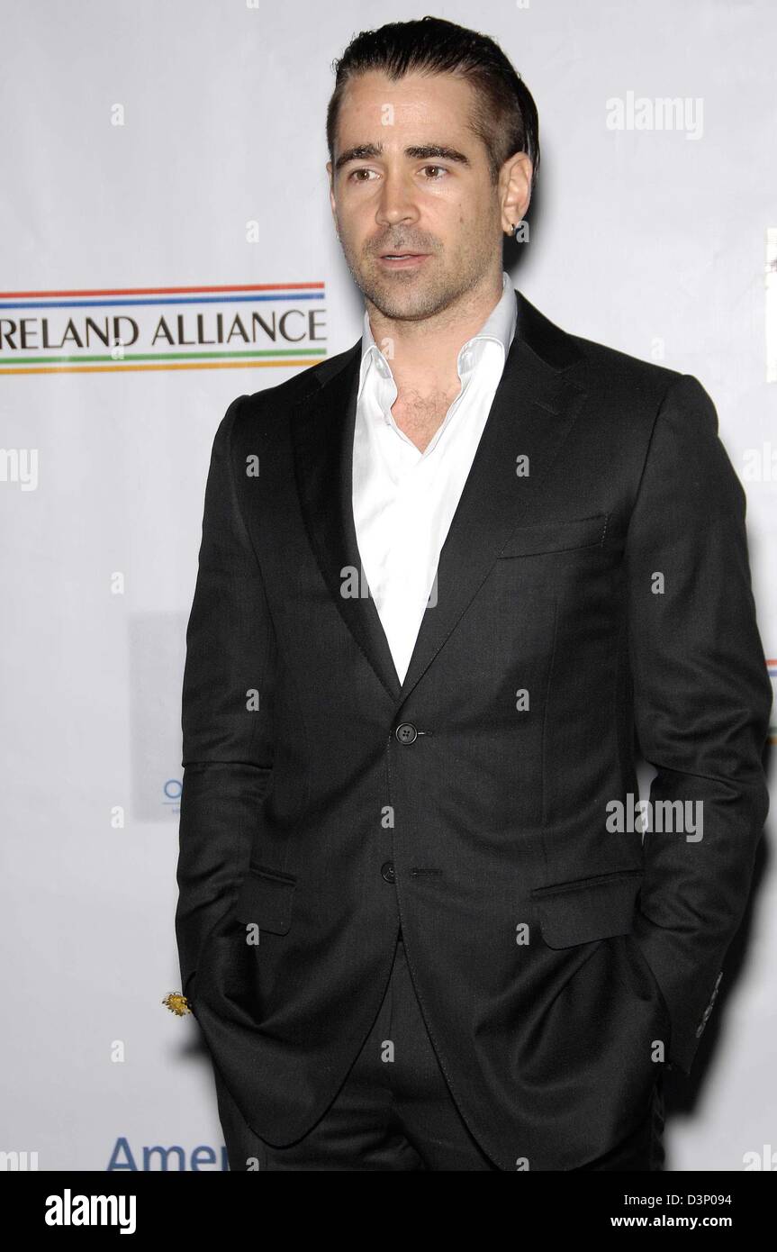 22. Februar 2013 statt - Hollywood, Kalifornien, USA - Colin Farrell während der Oscar-Wilde-Pre-Oscar-Verleihung-Veranstaltung im Bad Robot Studio am 21. Februar 2013, in Santa Monica, Kalifornien. (Kredit-Bild: © Michael Germana/Globe Photos/ZUMAPRESS.com) Stockfoto