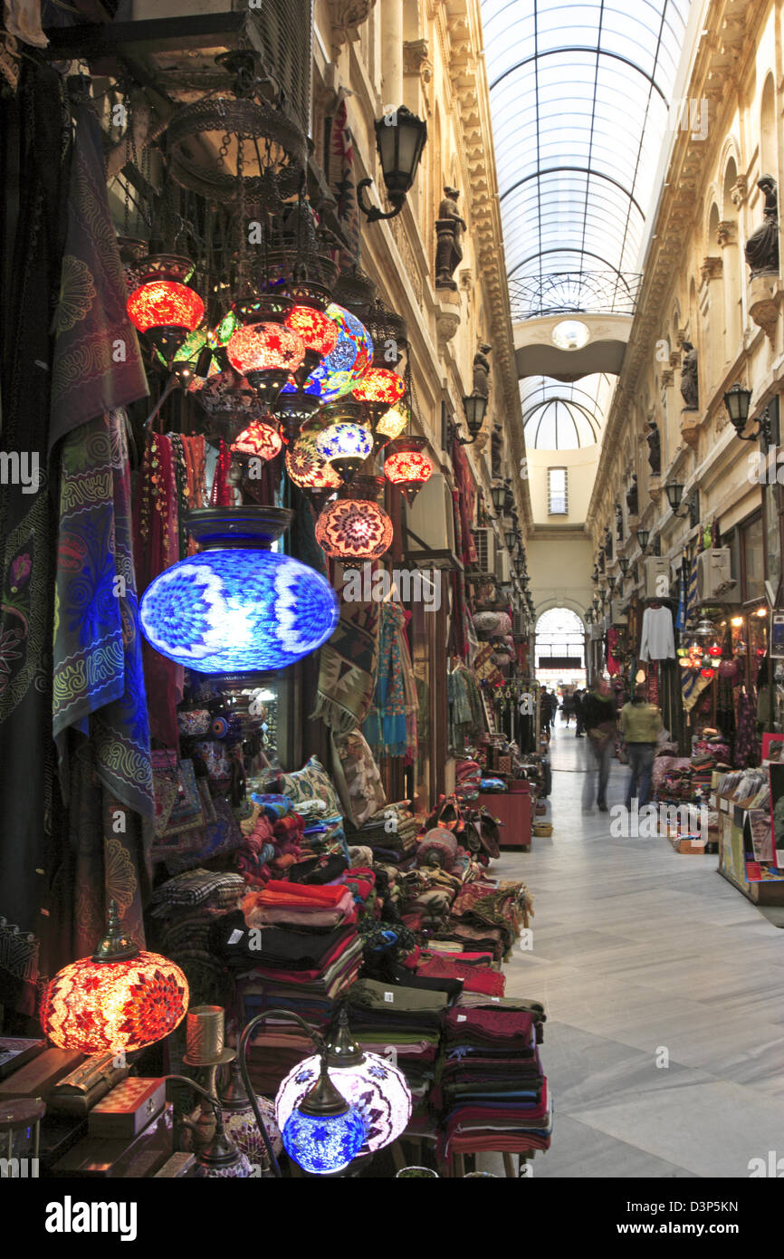 Europäische Proezd, Cicek Pasaji, Istanbul, Türkei. Stockfoto