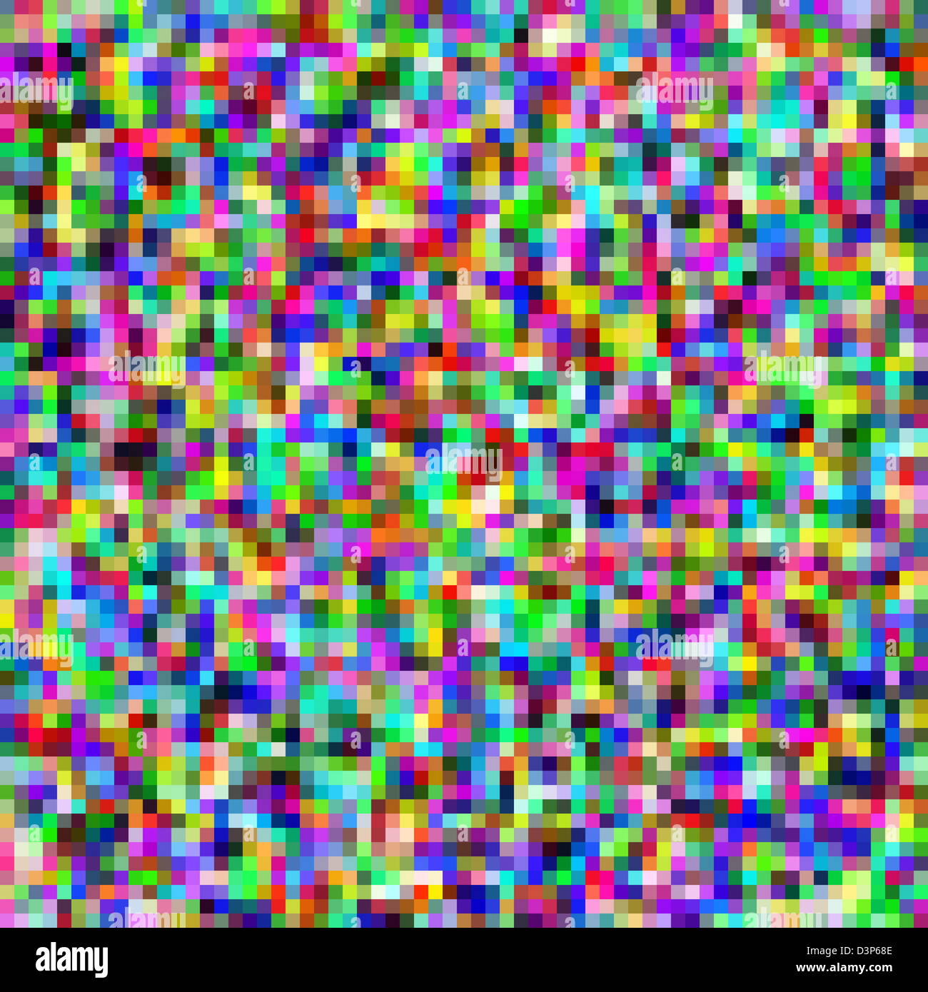 Bunte Pixel Mosaik abstrakte Muster Hintergrund. Stockfoto