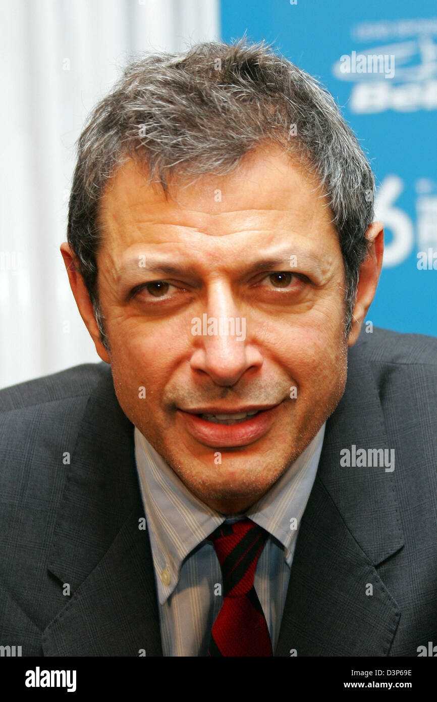Jeff Goldblum besucht eine Pressekonferenz für seinen neuen Film "Fay Grim" auf dem International Film Festival in Toronto, Kanada, Mittwoch, 13. September 2006. Foto: Hubert Boesl Stockfoto