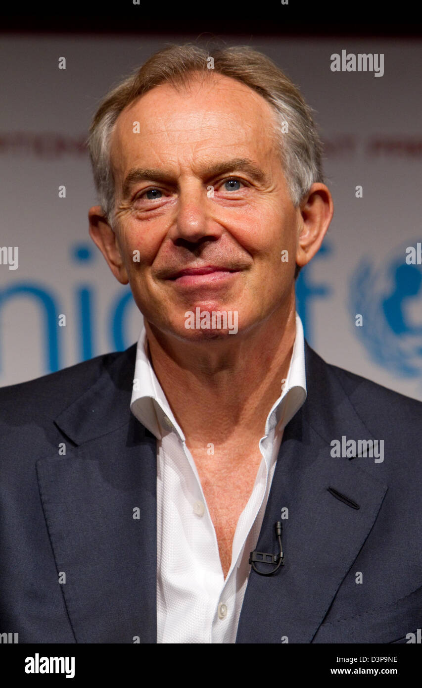 Ehemaliger Premierminister Tony Blair Stockfoto