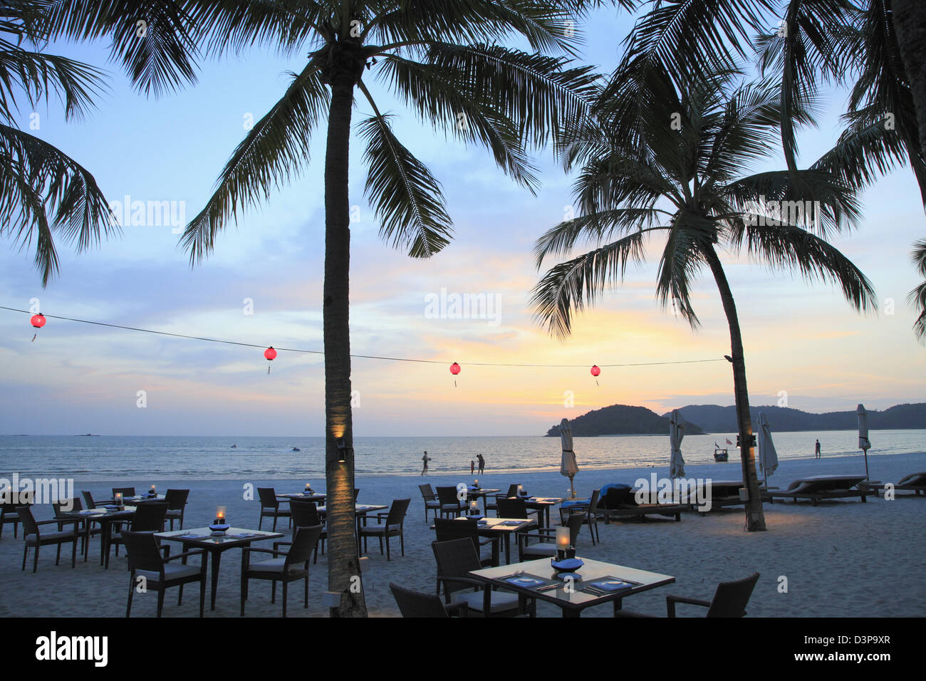 Kedah, Malaysia Langkawi Insel, Cenang Beach, Stockfoto