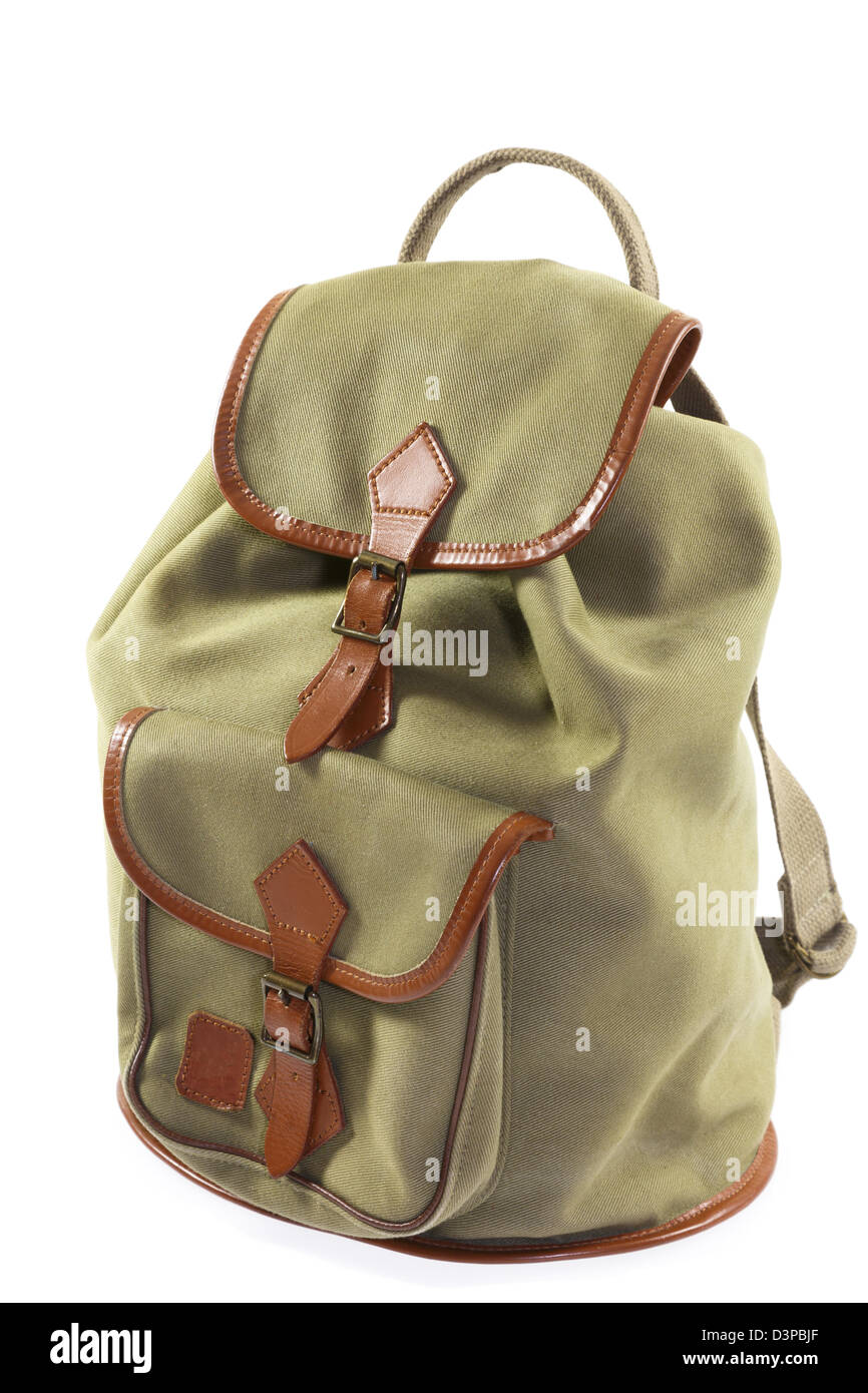 Canvas Backpack Isolated Stockfotos und -bilder Kaufen - Alamy