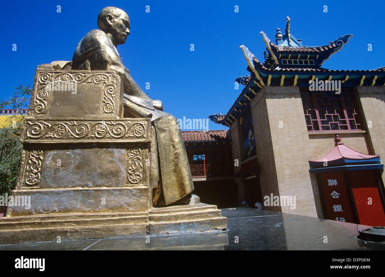 Chinatown ist eines der buntesten und unverwechselbaren ethnischen Nachbarschaften in Los Angeles, Kalifornien, USA. Stockfoto