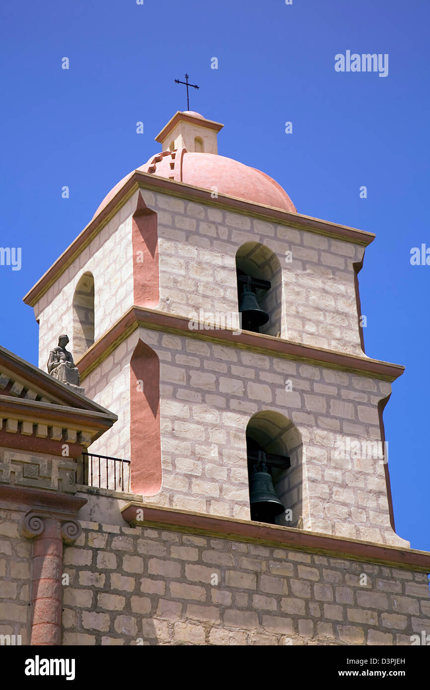 Mission Santa Barbara, Santa Barbara, Kalifornien, USA Stockfoto