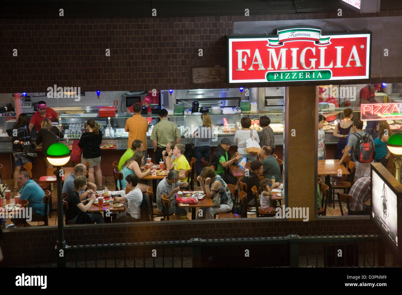 Famiglia italienische Restaurant in der Nähe von Times Square in New York Stockfoto