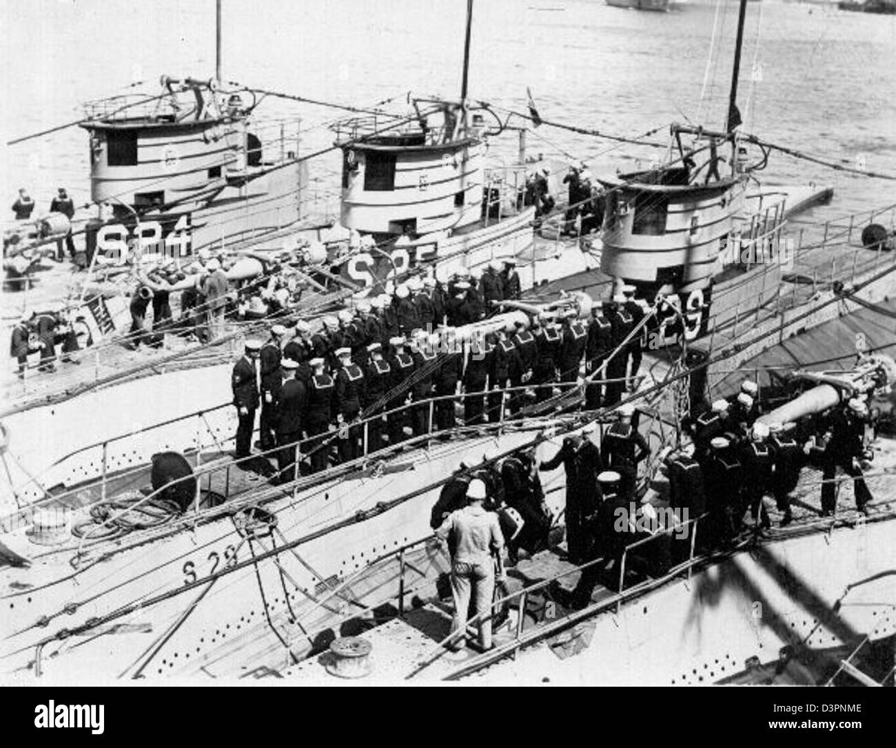 4 S Typ u-Boote SD der 1920er Jahre Stockfoto