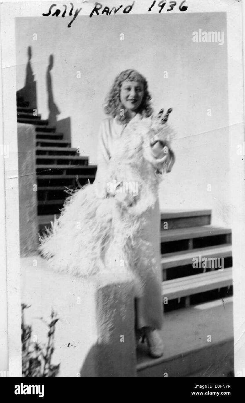 Sally Rand Balboa Park 1936 Stockfoto