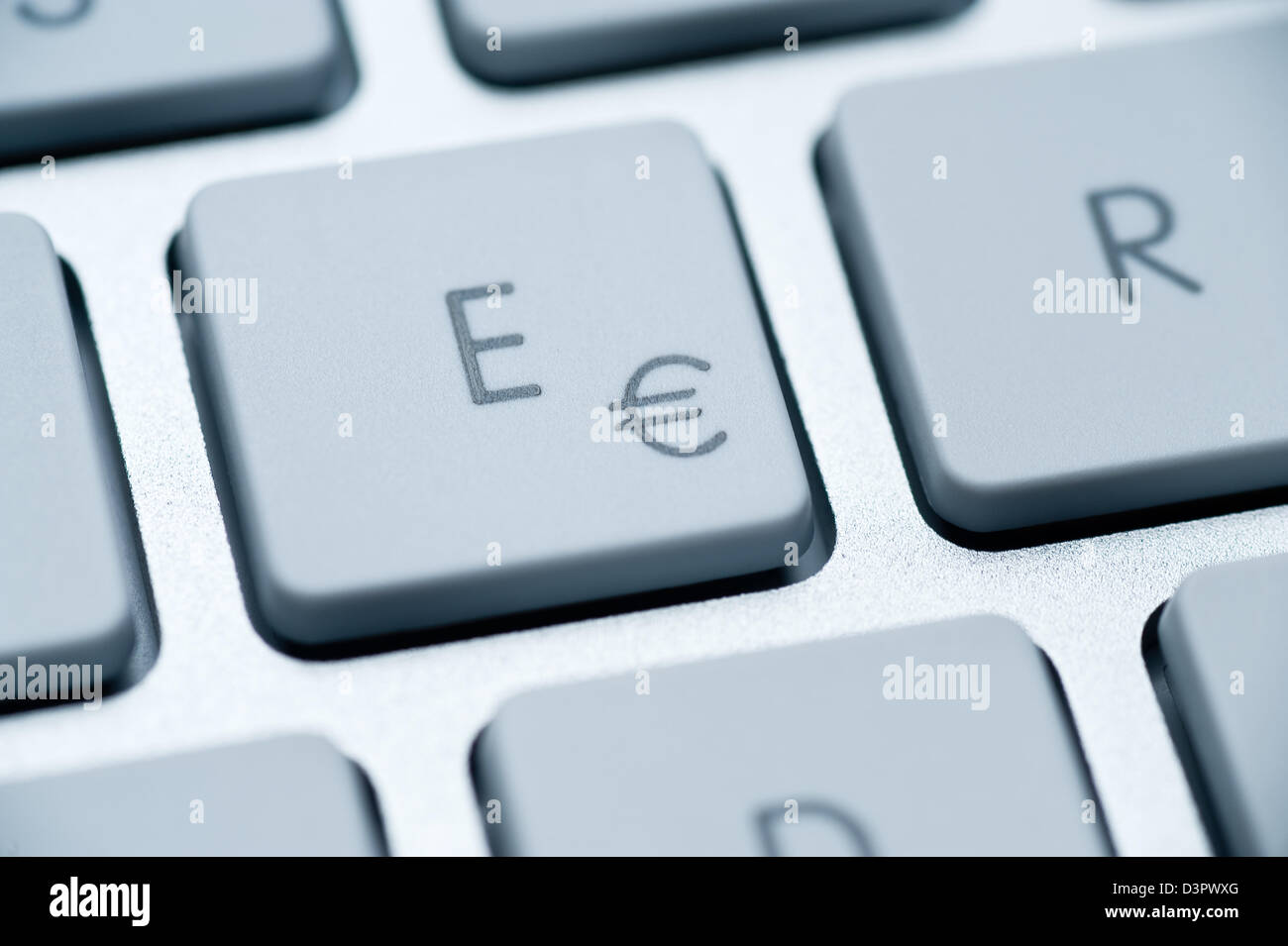 Hamburg, Deutschland, Euro Zeichen auf der Tastatur Stockfotografie - Alamy