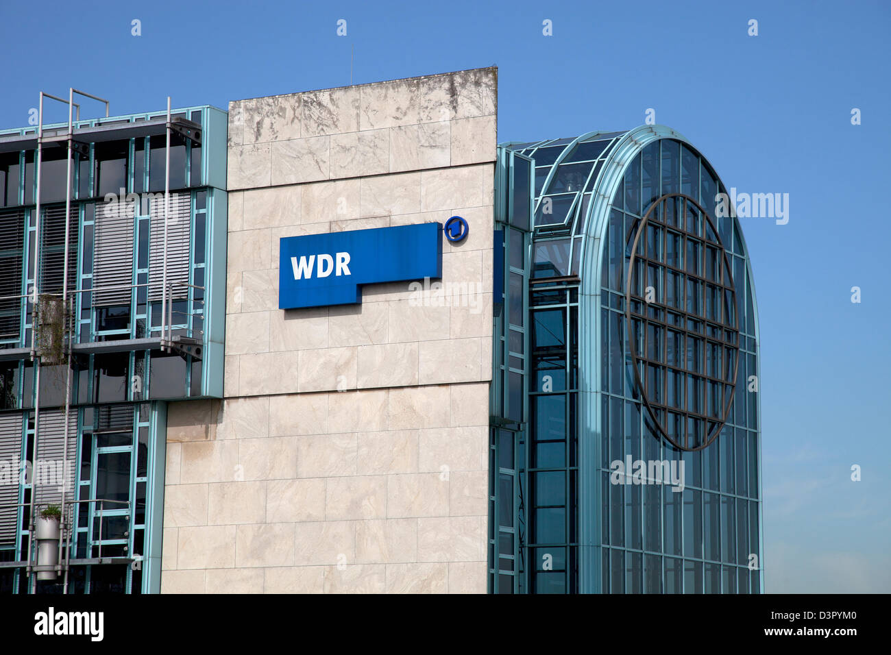 Düsseldorf, WDR Landesstudio Düsseldorf Stockfoto