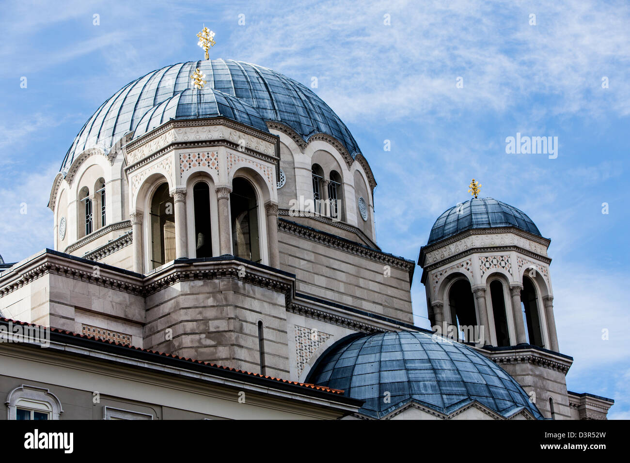 Kirche in Triest Stockfoto