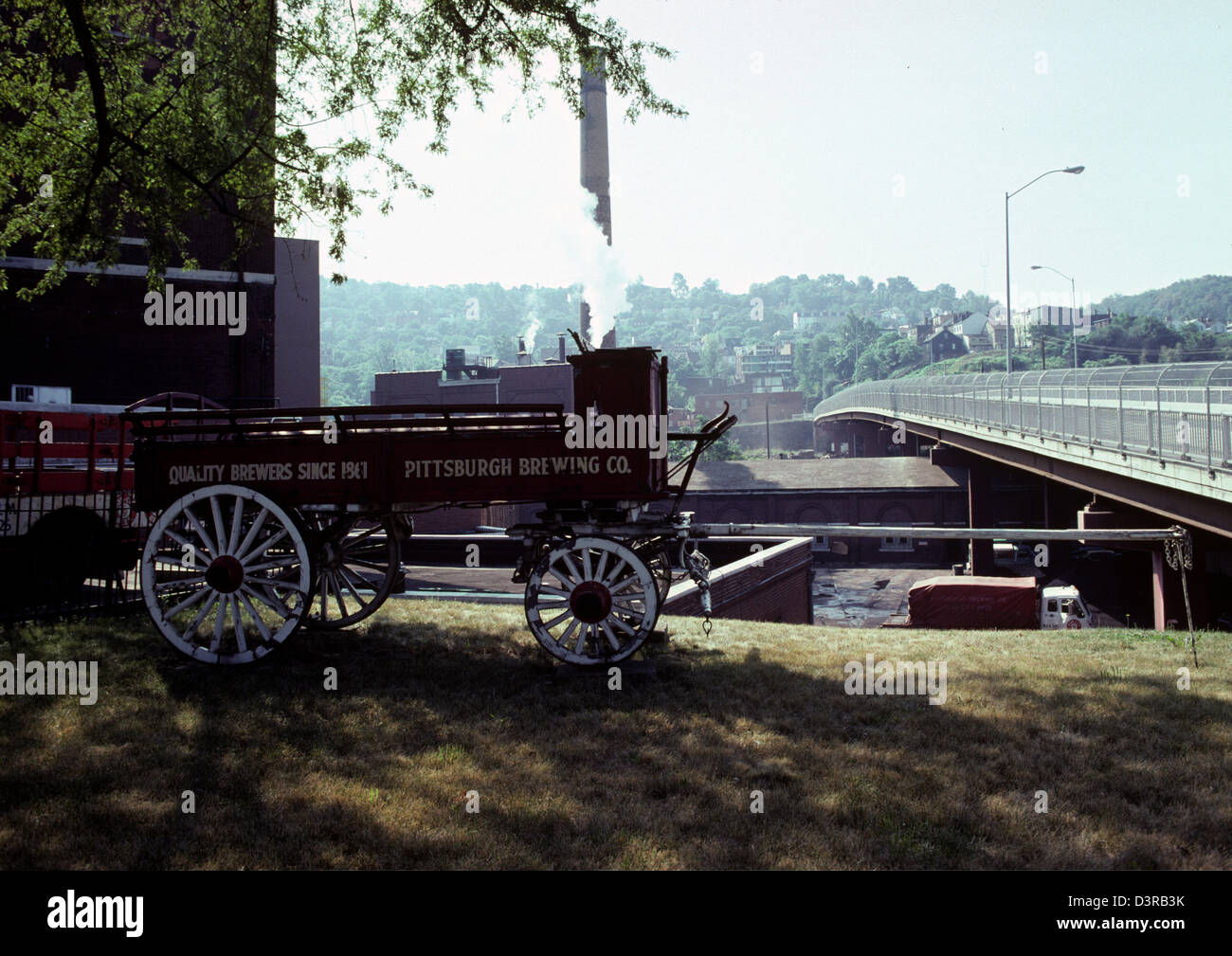 Industrielle Detail aus der 1980er Jahre. Pittsburgh Pennsilvanya Bereich. ARCHIV FOTO 1981. Stockfoto