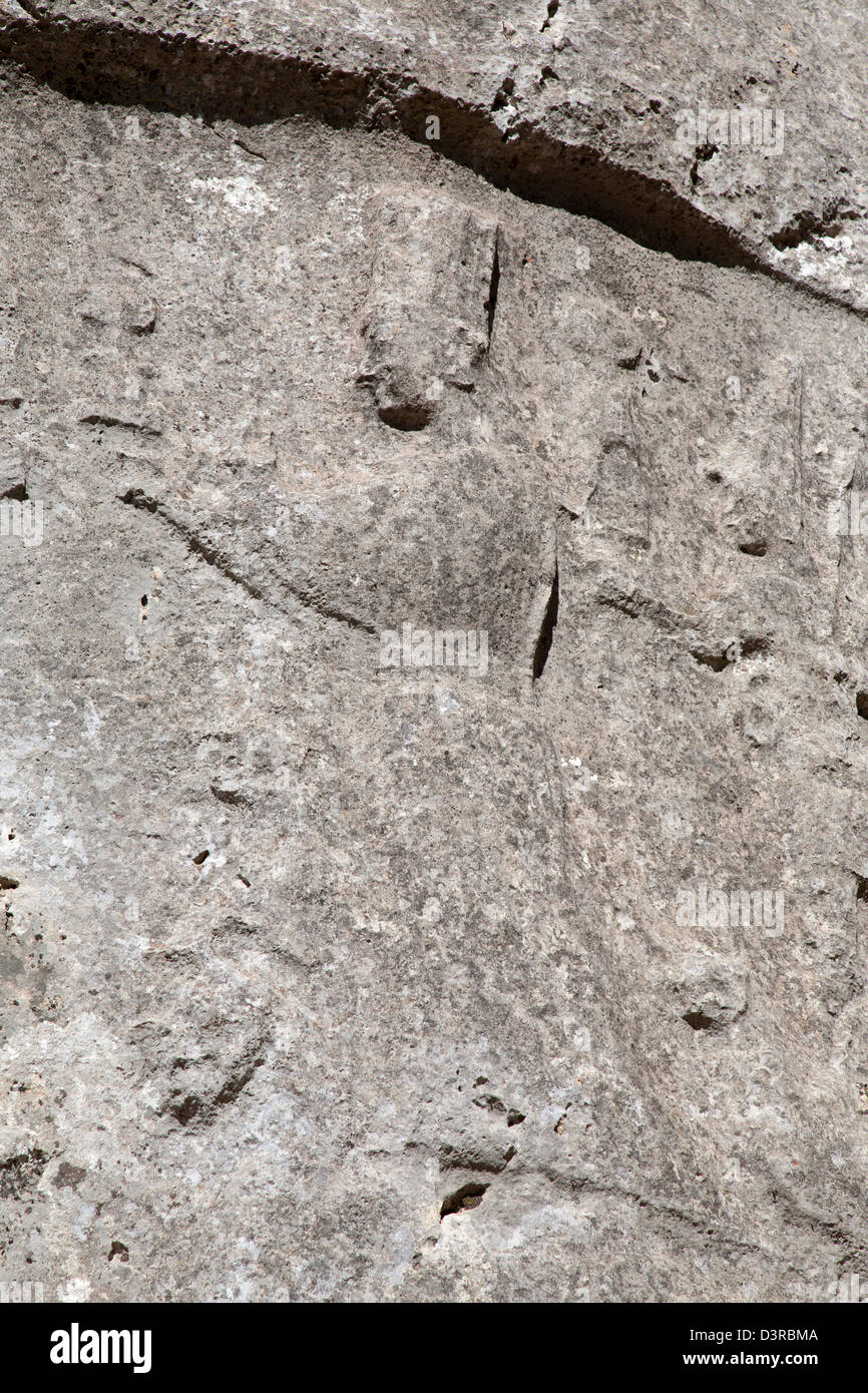 Kammer ein Zufluchtsort, archäologische Zone, Yazilikaya, Hattusa Gegend, Zentral-Anatolien, Türkei, Asien Stockfoto