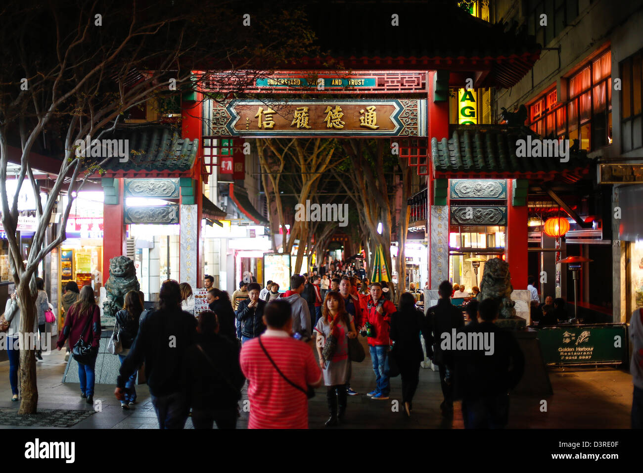 Chinatown in Sydney Stockfoto